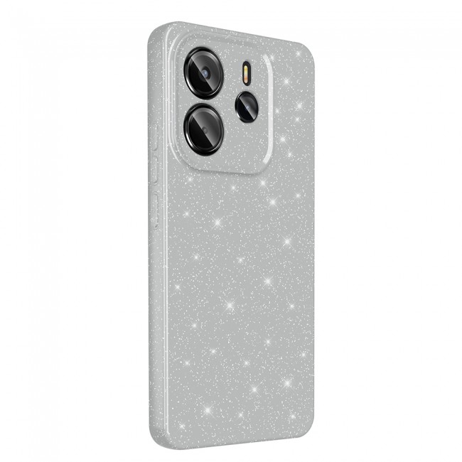 Xiaomi Redmi Note 14 5G Kılıf Kamera Korumalı Simli Lüks Zore Koton Kapak