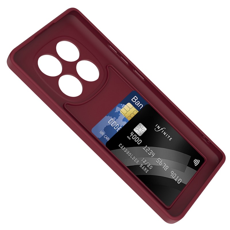 Bal-z Xiaomi Redmi Note 14 Pro 4G Kılıf Kamera Korumalı Kartlık Hazneli Zore Vitra Kapak