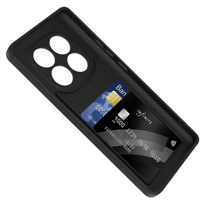 Bal-z Xiaomi Redmi Note 14 Pro 4G Kılıf Kamera Korumalı Kartlık Hazneli Zore Vitra Kapak