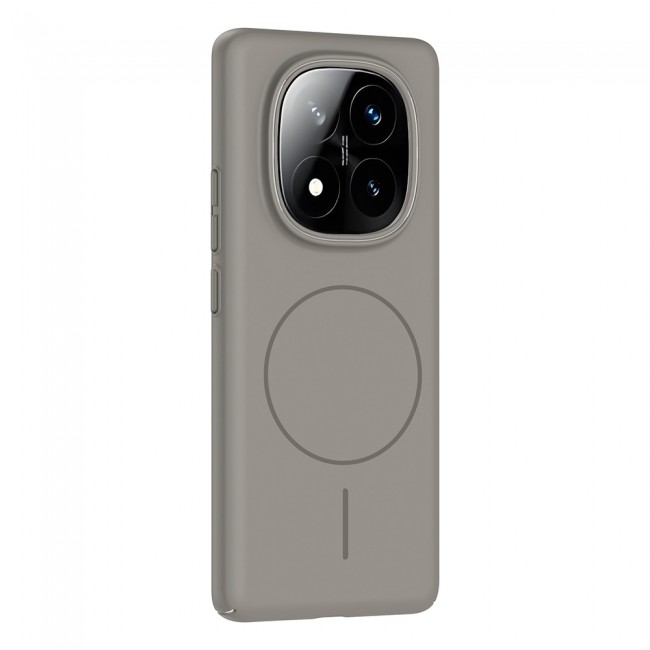 Xiaomi Redmi Note 14 Pro 4G Kılıf M-safe Şarj Özellikli Zore Ruby Sert Kapak