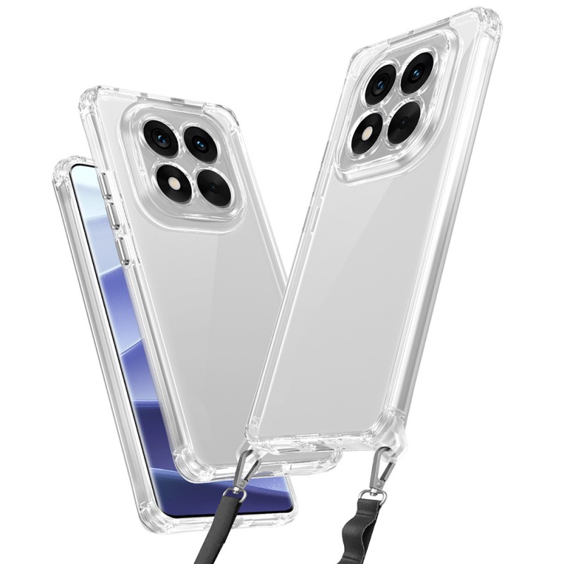 Bal-z Xiaomi Redmi Note 14 Pro 5G Kılıf Airbagli Takılabilir Askı Aparatlı  Snap Silikon Kapak