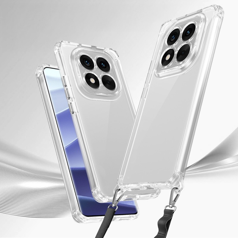 Bal-z Xiaomi Redmi Note 14 Pro 5G Kılıf Airbagli Takılabilir Askı Aparatlı  Snap Silikon Kapak