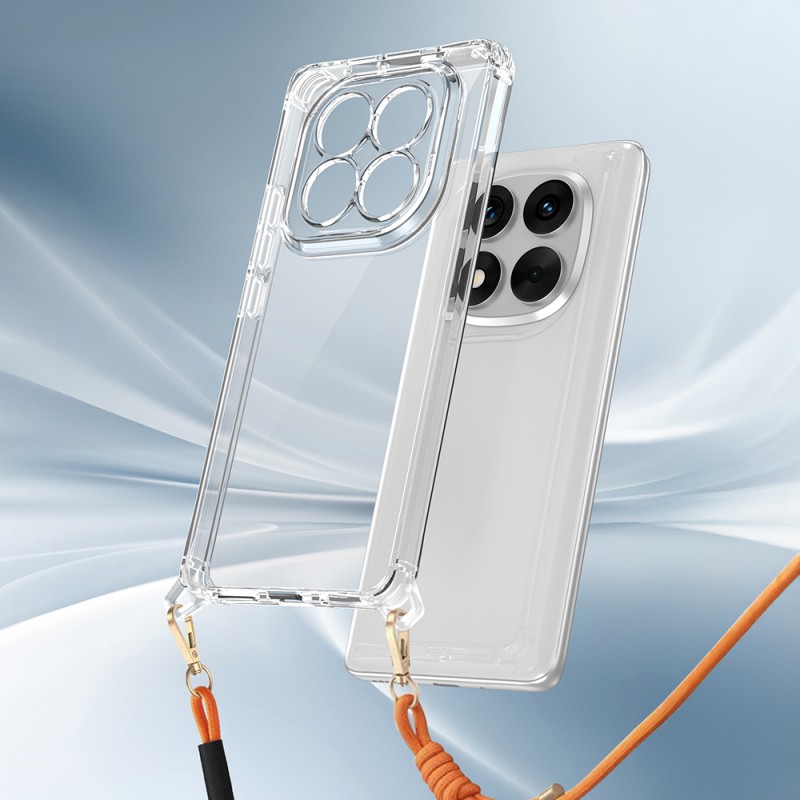 Bal-z Xiaomi Redmi Note 14 Pro 5G Kılıf Airbagli Takılabilir Askı Aparatlı  Snap Silikon Kapak