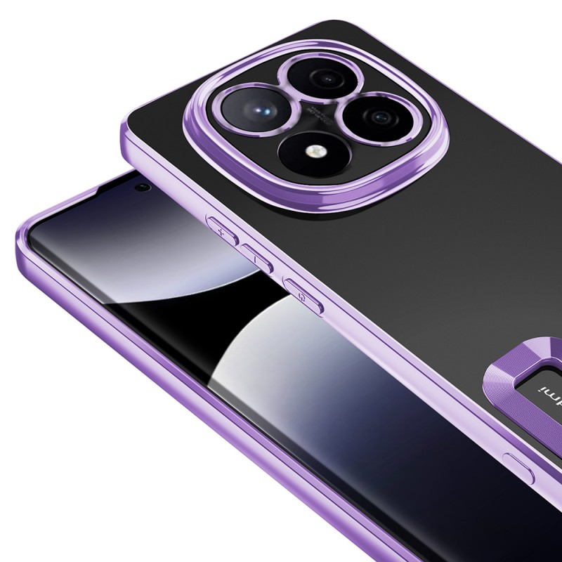 Bal-z Xiaomi Redmi Note 14 Pro 5G Kılıf Kamera Korumalı Logo Gösteren  Omega Kapak