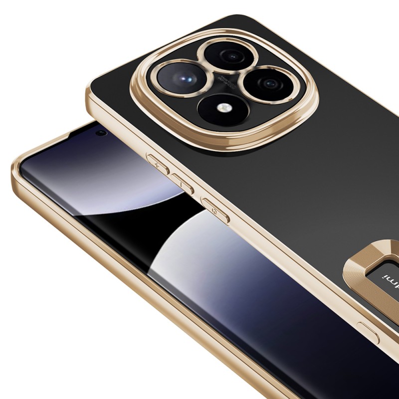 Bal-z Xiaomi Redmi Note 14 Pro 5G Kılıf Kamera Korumalı Logo Gösteren  Omega Kapak