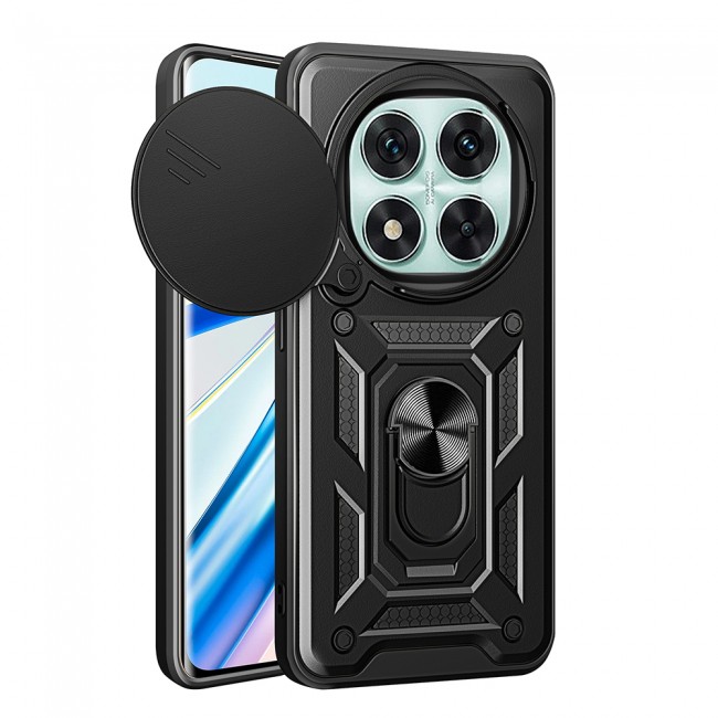 Xiaomi Redmi Note 14 Pro 5G Kılıf Magnetik Standlı Kamera Korumalı Zore Sürgülü Vega Kapak Xiaomi Redmi Note 14 Pro 5G Kılıf Magnetik Standlı Kamera Korumalı Zore Sürgülü Vega Kapak