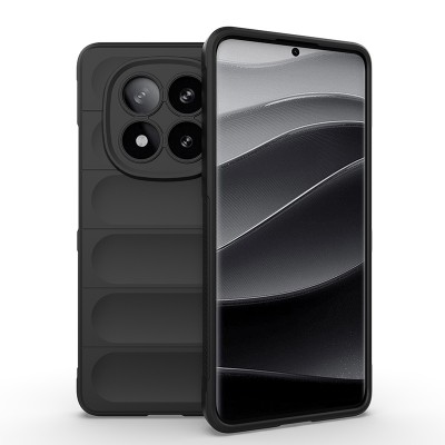 Bal-z Xiaomi Redmi Note 14 Pro Plus Kılıf Esnek TPU Oyuklu Arka Yüzey Tasarımlı Zore Etnik Silikon Kapak