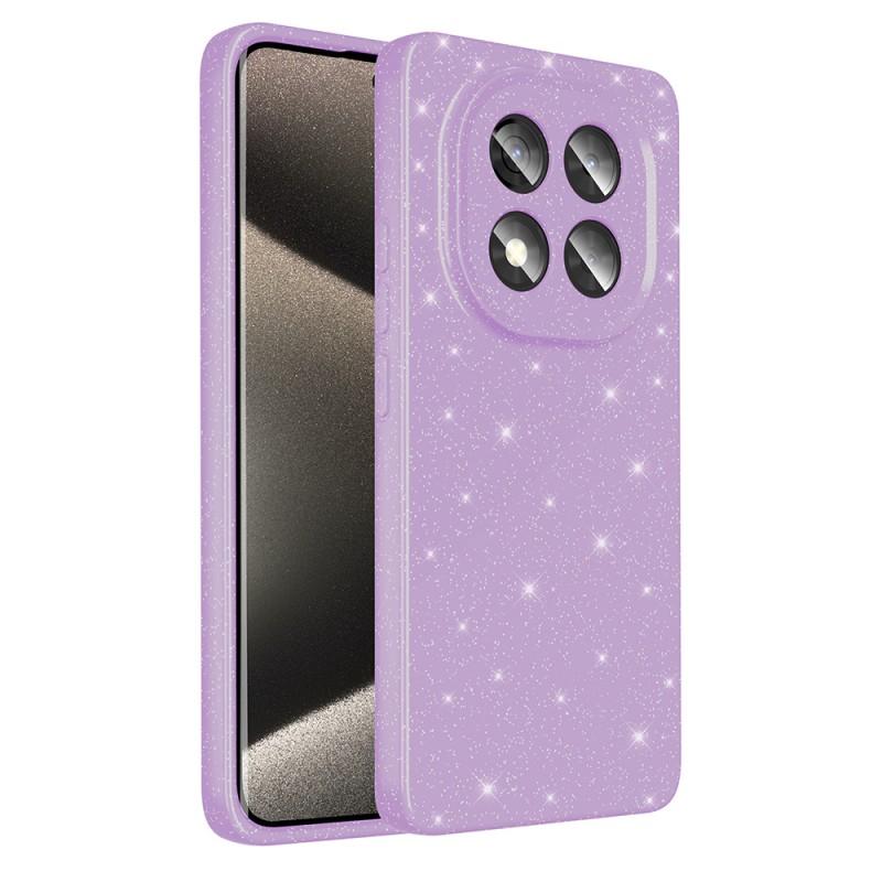 Bal-z Xiaomi Redmi Note 14 Pro Plus Kılıf Kamera Korumalı Simli Lüks Zore Koton Kapak