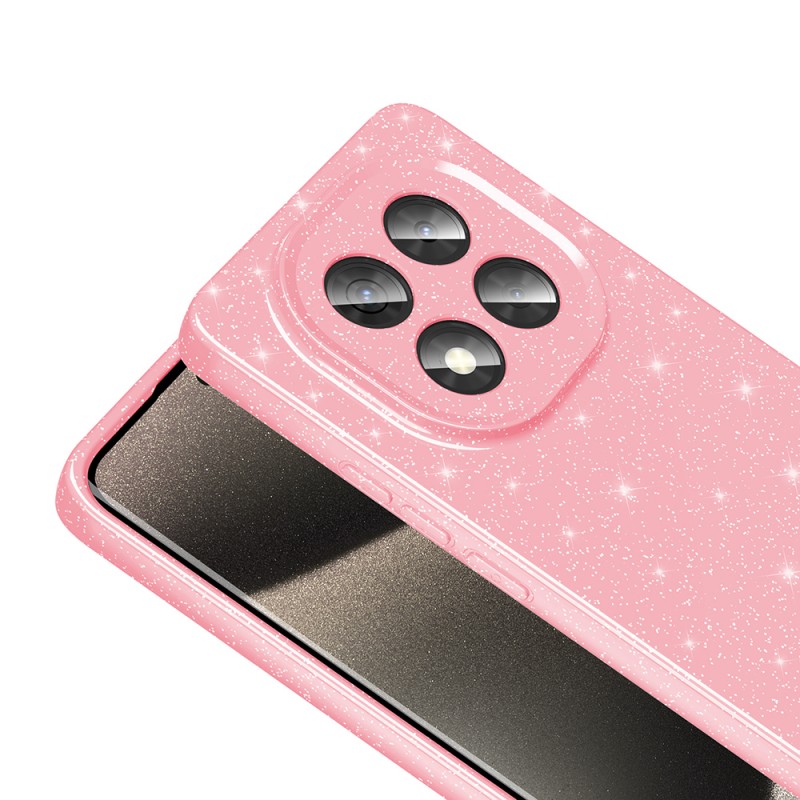 Bal-z Xiaomi Redmi Note 14 Pro Plus Kılıf Kamera Korumalı Simli Lüks Zore Koton Kapak