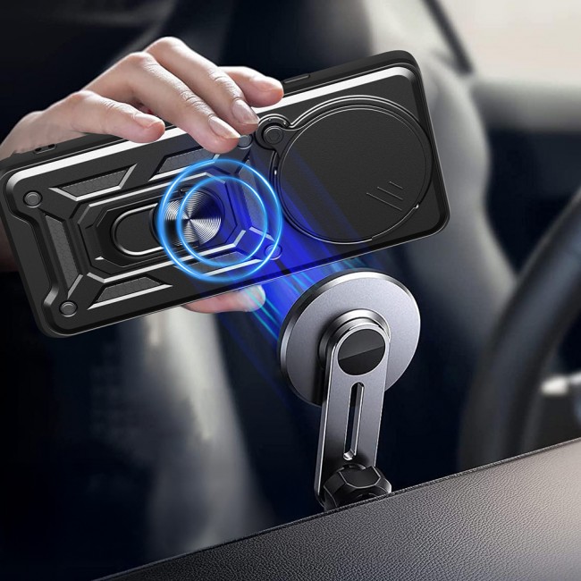 Xiaomi Redmi Note 14 Pro Plus Kılıf Magnetik Standlı Kamera Korumalı Zore Sürgülü Vega Kapak Xiaomi Redmi Note 14 Pro Plus Kılıf Magnetik Standlı Kamera Korumalı Zore Sürgülü Vega Kapak