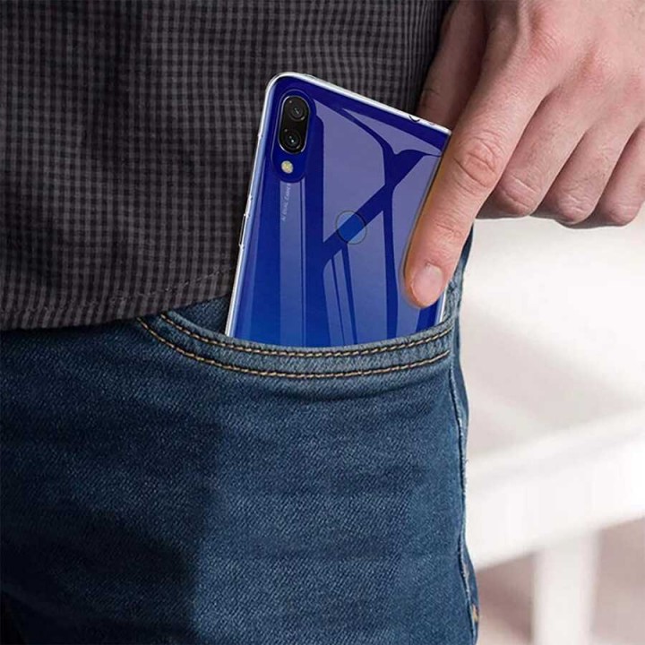 Xiaomi Redmi Note 7 Kılıf Zore Kamera Korumalı Süper Silikon Kapak