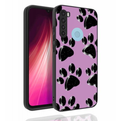 Bal-z Xiaomi Redmi Note 8 Kılıf Desenli Kamera Korumalı Parlak  Nora Kapak