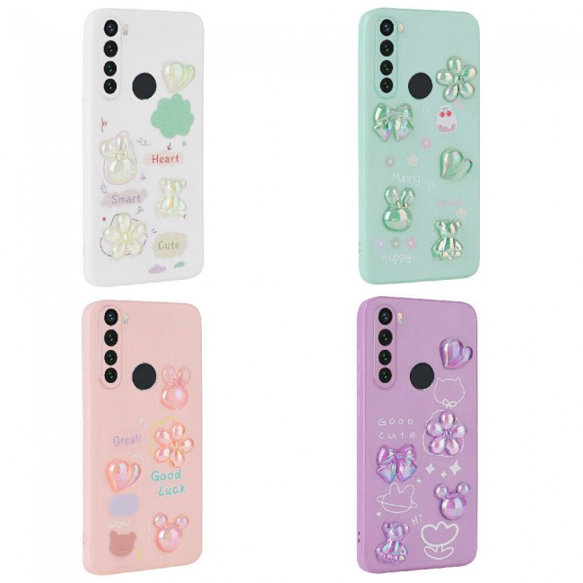 Xiaomi Redmi Note 8 Kılıf Kabartma Figürlü Parlak Zore Toys Silikon Kapak Xiaomi Redmi Note 8 Kılıf Kabartma Figürlü Parlak Zore Toys Silikon Kapak