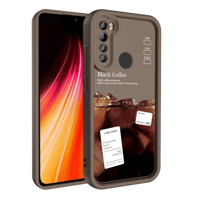 Bal-z Xiaomi Redmi Note 8 Kılıf Kamera Korumalı Baskılı Arka Yüzey  Klas Kapak