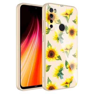 Bal-z Xiaomi Redmi Note 8 Kılıf Kamera Korumalı Desenli Sert Silikon  Epoksi Kapak