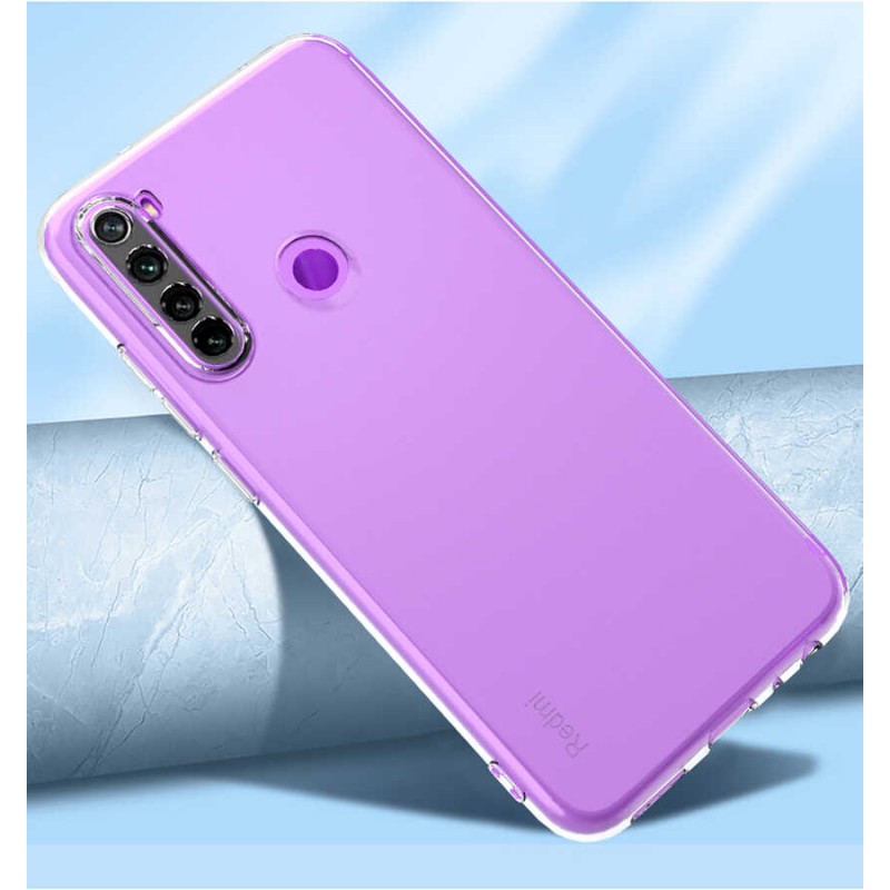 Bal-z Xiaomi Redmi Note 8 Kılıf  Kamera Korumalı Süper Silikon Kapak