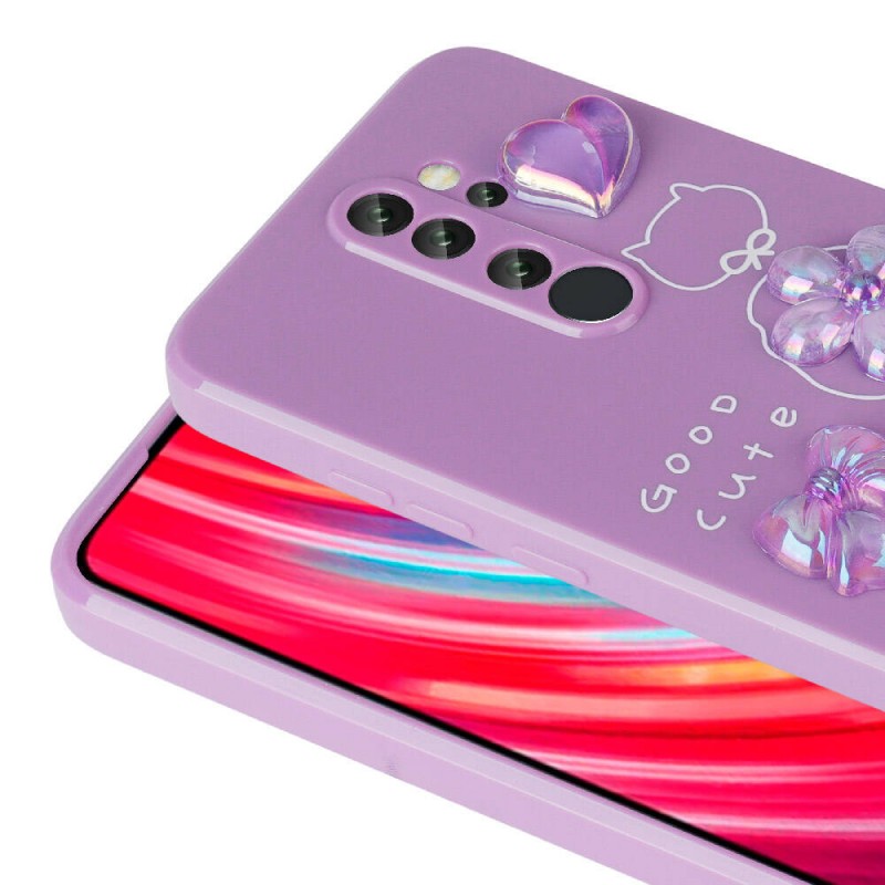 Bal-z Xiaomi Redmi Note 8 Pro Kılıf Kabartma Figürlü Parlak  Toys Silikon Kapak