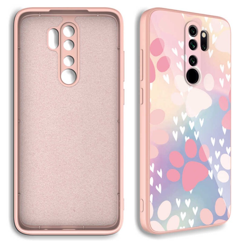 Bal-z Xiaomi Redmi Note 8 Pro Kılıf Kamera Korumalı Desenli Sert Silikon  Epoksi Kapak