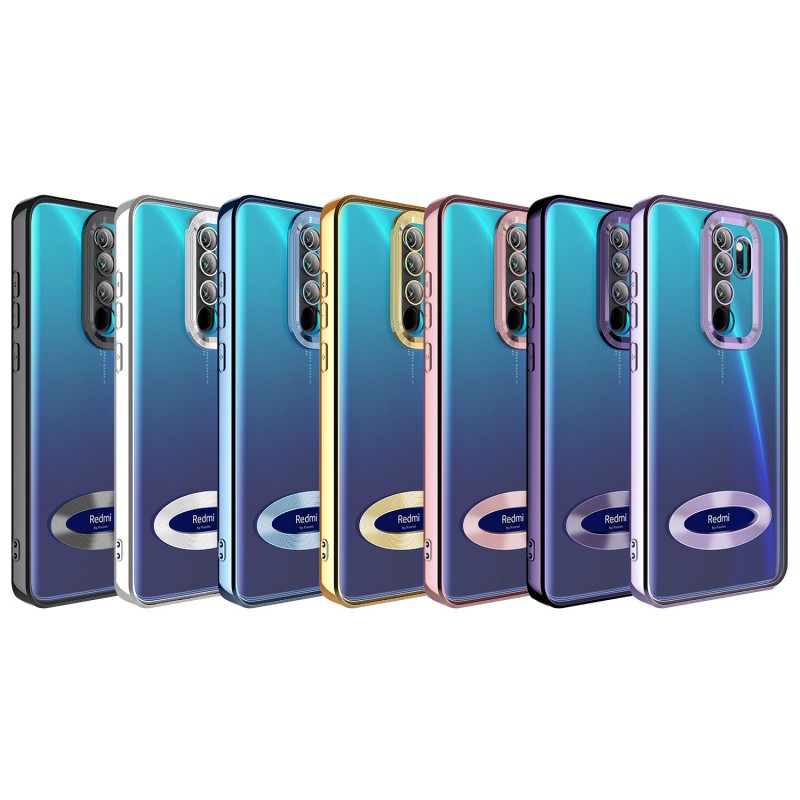 Bal-z Xiaomi Redmi Note 8 Pro Kılıf Kamera Korumalı Logo Gösteren  Omega Kapak