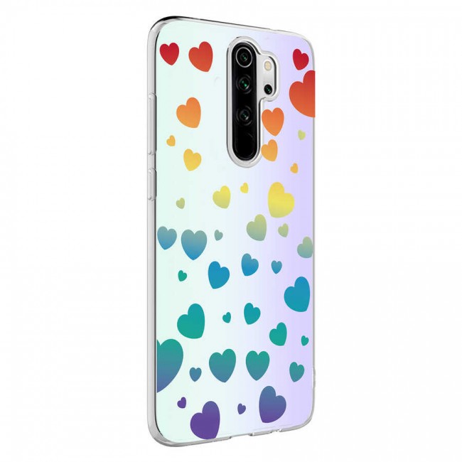 Xiaomi Redmi Note 8 Pro Kılıf Zore M-Blue Desenli Kapak Xiaomi Redmi Note 8 Pro Kılıf Zore M-Blue Desenli Kapak