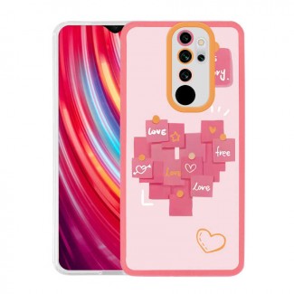 Xiaomi Redmi Note 8 Pro Kılıf Zore M-Fit Desenli Kapak Xiaomi Redmi Note 8 Pro Kılıf Zore M-Fit Desenli Kapak