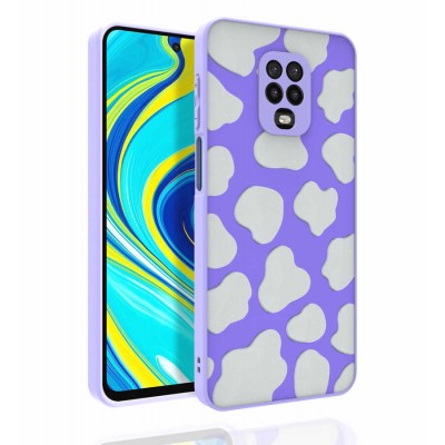 Bal-z Xiaomi Redmi Note 9 Pro Kılıf Desenli Kamera Korumalı Parlak  Nora Kapak