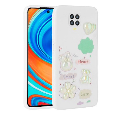Bal-z Xiaomi Redmi Note 9 Pro Kılıf Kabartma Figürlü Parlak  Toys Silikon Kapak