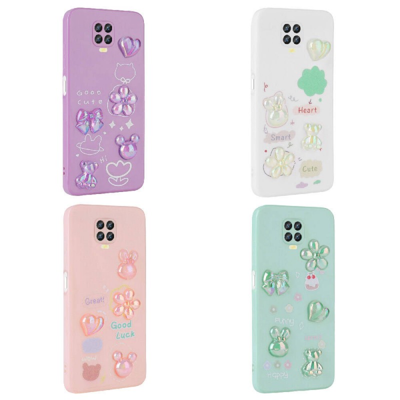 Bal-z Xiaomi Redmi Note 9 Pro Kılıf Kabartma Figürlü Parlak  Toys Silikon Kapak