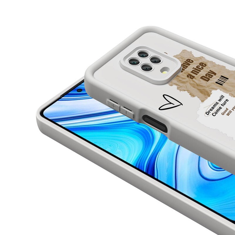 Bal-z Xiaomi Redmi Note 9 Pro Kılıf Kamera Korumalı Baskılı Arka Yüzey  Klas Kapak