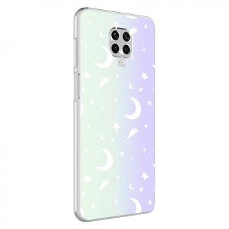 Xiaomi Redmi Note 9S Kılıf Zore M-Blue Desenli Kapak Xiaomi Redmi Note 9S Kılıf Zore M-Blue Desenli Kapak