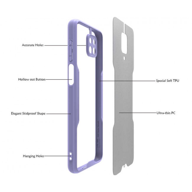 Xiaomi Redmi Note 9S Kılıf Zore Parfe Kapak