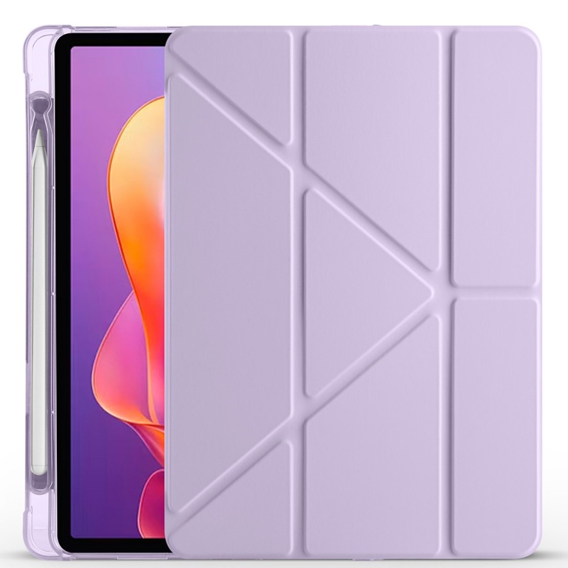 Bal-z Xiaomi Redmi Pad 2 Kılıf  Tri Folding Kalem Bölmeli Standlı Kılıf