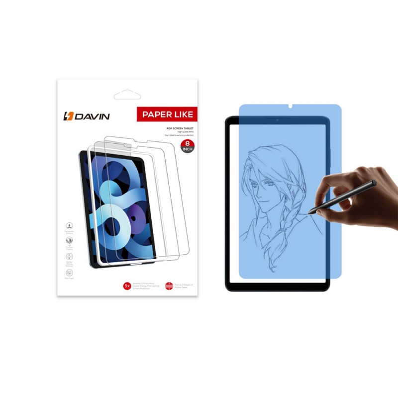 Bal-z Xiaomi Redmi Pad SE 8.7 Kağıt Hisli Mat Davin Paper Like Tablet Ekran Koruyucu