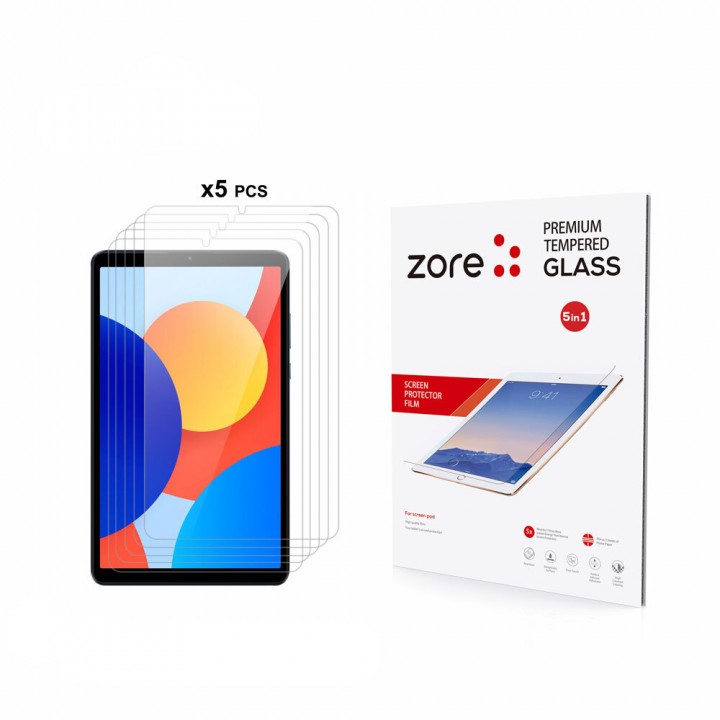 Xiaomi Redmi Pad SE 8.7 Zore 5in1 Tablet Temperli Cam Ekran Koruyucu