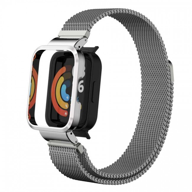 Xiaomi Redmi Watch (Mi Watch Lite) Zore KRD-58 Metal Kordon Xiaomi Redmi Watch (Mi Watch Lite) Zore KRD-58 Metal Kordon