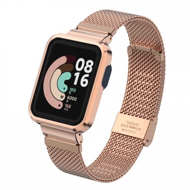 Xiaomi Redmi Watch (Mi Watch Lite) Zore KRD-59 Metal Kordon Xiaomi Redmi Watch (Mi Watch Lite) Zore KRD-59 Metal Kordon