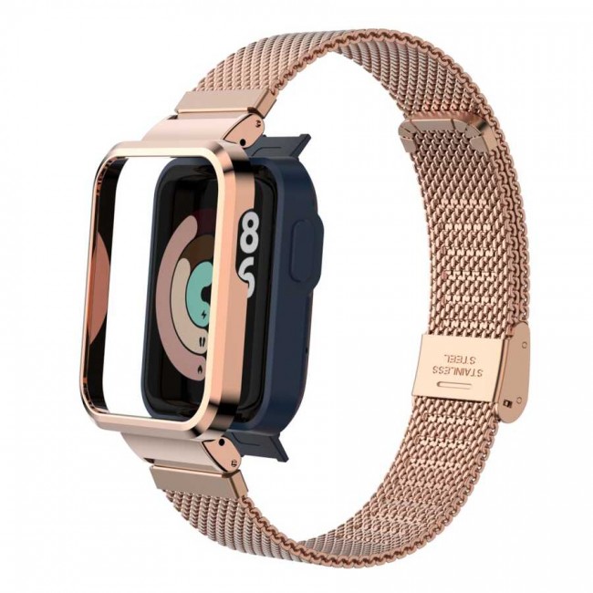 Xiaomi Redmi Watch (Mi Watch Lite) Zore KRD-59 Metal Kordon Xiaomi Redmi Watch (Mi Watch Lite) Zore KRD-59 Metal Kordon