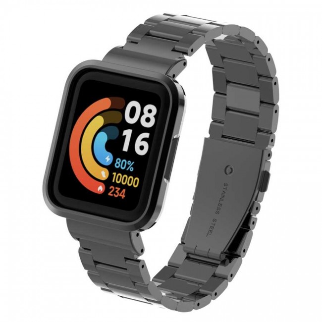 Xiaomi Redmi Watch (Mi Watch Lite) Zore KRD-60 Metal Kordon Xiaomi Redmi Watch (Mi Watch Lite) Zore KRD-60 Metal Kordon