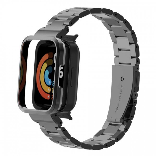 Xiaomi Redmi Watch (Mi Watch Lite) Zore KRD-60 Metal Kordon Xiaomi Redmi Watch (Mi Watch Lite) Zore KRD-60 Metal Kordon