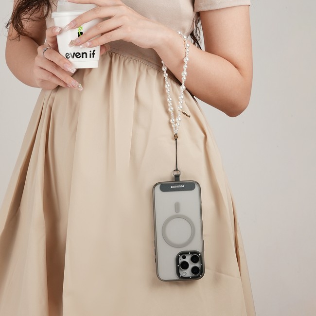 Youngkit Pearl Serisi İnci Tasarımlı Telefon Askı İpi 40cm Youngkit Pearl Serisi İnci Tasarımlı Telefon Askı İpi 40cm