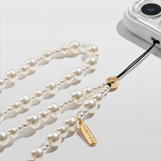 Youngkit Pearl Serisi İnci Tasarımlı Telefon Askı İpi 40cm Youngkit Pearl Serisi İnci Tasarımlı Telefon Askı İpi 40cm