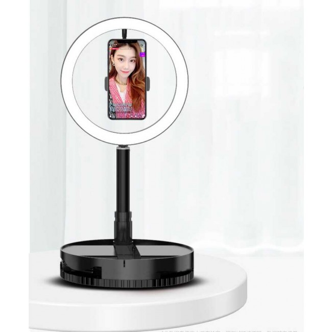 Zore 26 Cm Foldable Işıklı Telefon Tutucu Ring Light Zore 26 Cm Foldable Işıklı Telefon Tutucu Ring Light
