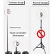 Zore 26 Cm Foldable Işıklı Telefon Tutucu Ring Light Zore 26 Cm Foldable Işıklı Telefon Tutucu Ring Light