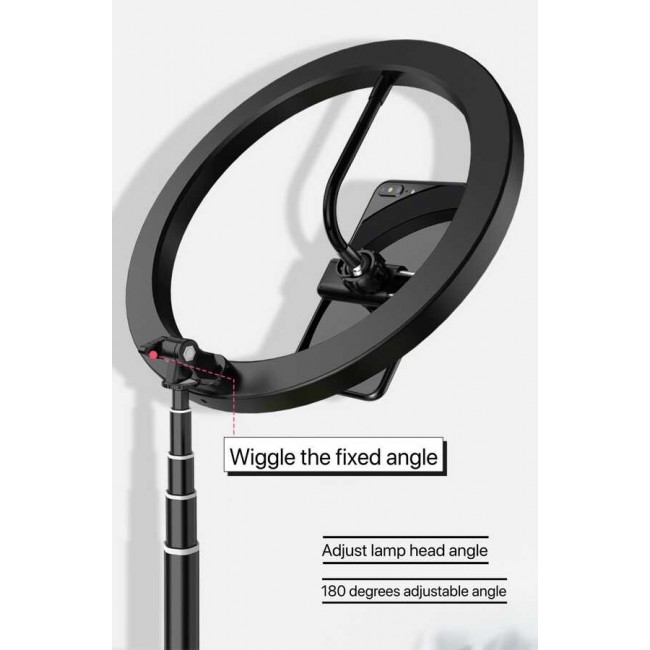 Zore 26 Cm Foldable Işıklı Telefon Tutucu Ring Light Zore 26 Cm Foldable Işıklı Telefon Tutucu Ring Light