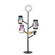 Zore Professional Live Stream Işıklı Telefon Tutucu Ring Light Zore Professional Live Stream Işıklı Telefon Tutucu Ring Light