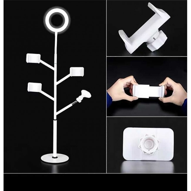 Zore Professional Live Stream Işıklı Telefon Tutucu Ring Light Zore Professional Live Stream Işıklı Telefon Tutucu Ring Light