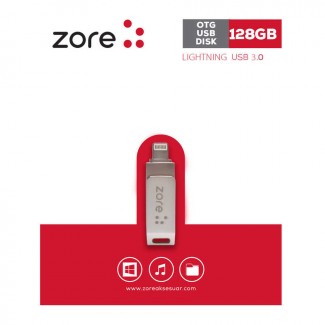 Zore 3.0 Lightning Metal OTG 128 GB Zore 3.0 Lightning Metal OTG 128 GB