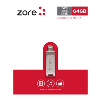 Zore 3.0 Lightning Metal OTG 64 GB Zore 3.0 Lightning Metal OTG 64 GB