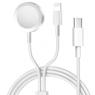Zore Akıllı Saat Wireless To Lightning Type-C Şarj Kablosu 1.2M Zore Akıllı Saat Wireless To Lightning Type-C Şarj Kablosu 1.2M