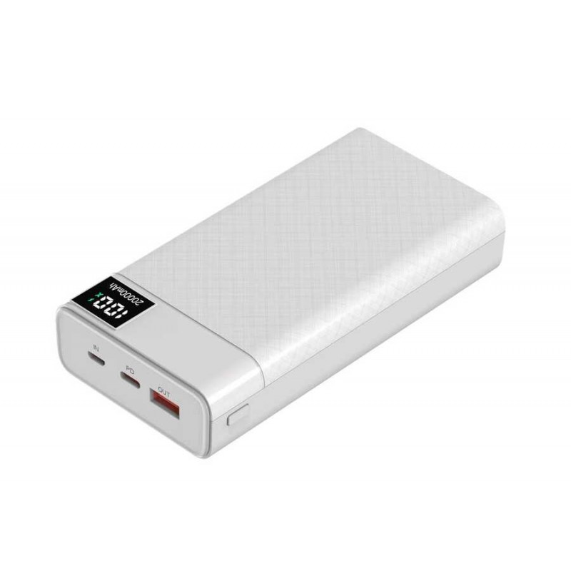 Bal-z  B-12 QC 3.0 Hızlı Şarj Özellikli 22.5W Led Göstergeli Taşınabilir Powerbank 20000 mAh